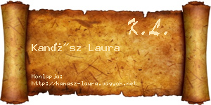 Kanász Laura névjegykártya
