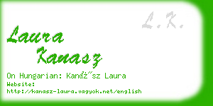 laura kanasz business card